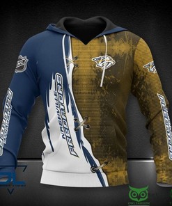 Nashville Predators Symbol 3D Hoodie Zip Hoodie, Nhl 3D All Over Print Hoodie Zip Hoodie
