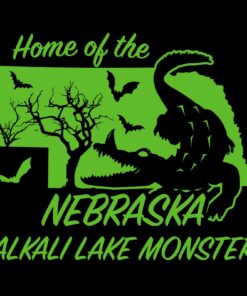 Nebraska Alkali Lake Monster - Cryptid Hunting Horror Shirt Sweatshirt Pullover Hoodie Reprinted Full Color Full Size