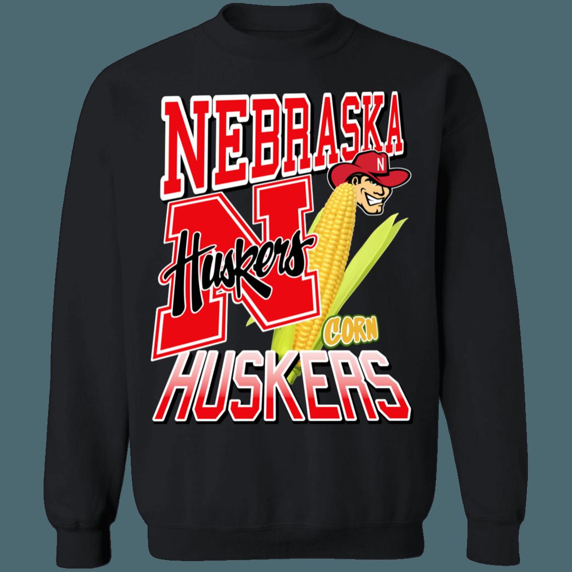 Nebraska Corn Huskers Vintage NCAA Crewneck Sweatshirt Hoodie Shirt Gifts for Fans - Image 2