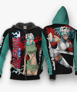 Nel Tu Bleach Anime 3D All Over Print Zip Up Hoodie Option
