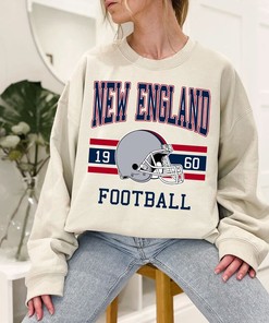 New England Football Sweatshirt, Vintage Retro New England Football Crewneck Sweatshirt, AFC Fan Shirt, NFL Shirt
