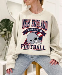 New England Football Team Sweatshirt, Retro New England Football Crewneck Sweatshirt, AFC Fan Shirt, NFL Shirt