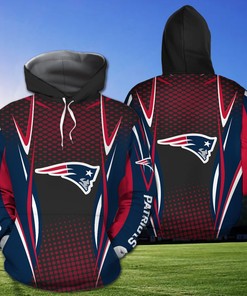 New England Patriots 3D Hoodie Zip Hoodie, Nfl 3D All Over Print Hoodie Zip Hoodie For Men Women