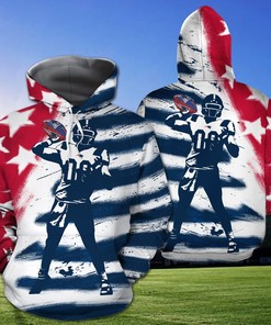 New England Patriots 3D Hoodie Zip Hoodie, Nfl 3D All Over Print Hoodie Zip Hoodie For Men Women Adults Football Fans