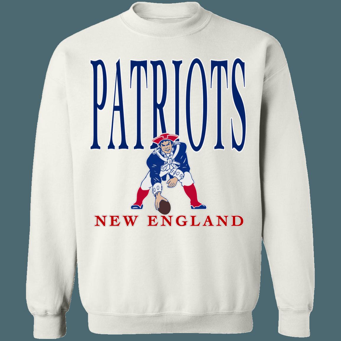 New England Patriots Retro NFL Crewneck Sweatshirt Hoodie Shirt Gifts for Fans - Image 2