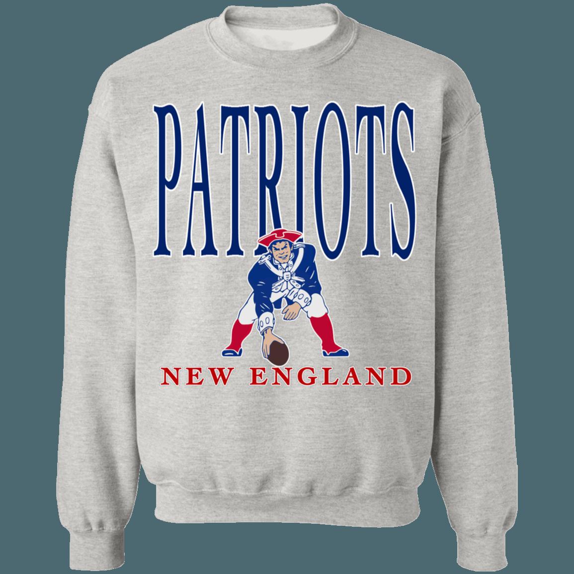 New England Patriots Retro NFL Crewneck Sweatshirt Hoodie Shirt Gifts for Fans - Image 3