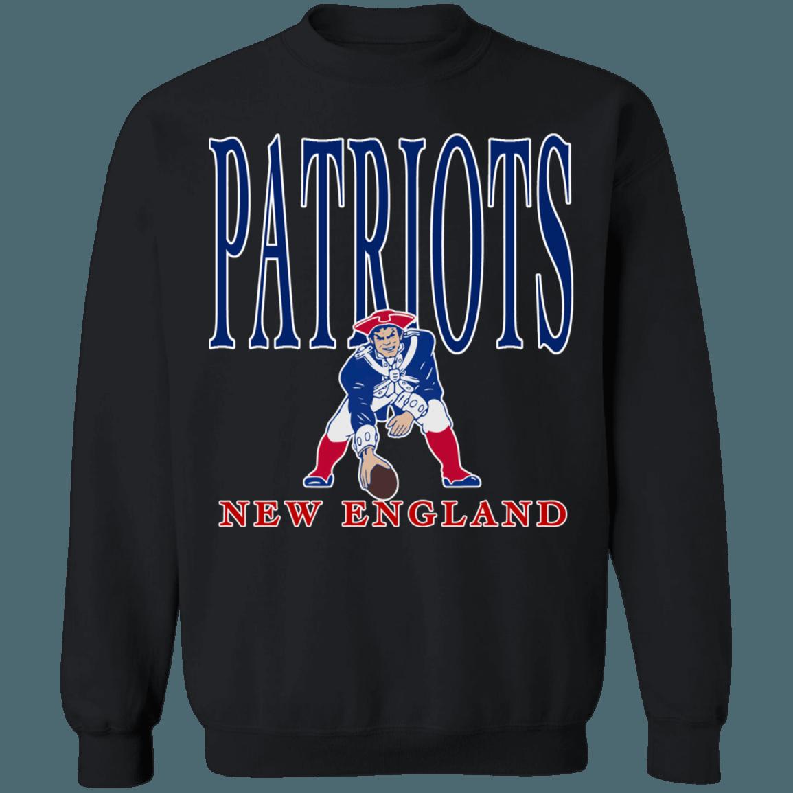 New England Patriots Retro NFL Crewneck Sweatshirt Hoodie Shirt Gifts for Fans - Image 4