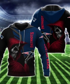 New England Patriots Custom Name Personalized 3D Hoodie Zip Hoodie, Nfl 3D All Over Print Hoodie Zip Hoodie For Men And Women