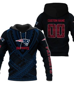 New England Patriots Custom Personalized With Name Number 3D Hoodie Zip Hoodie, Nfl 3D All Over Print Hoodie Zip Hoodie