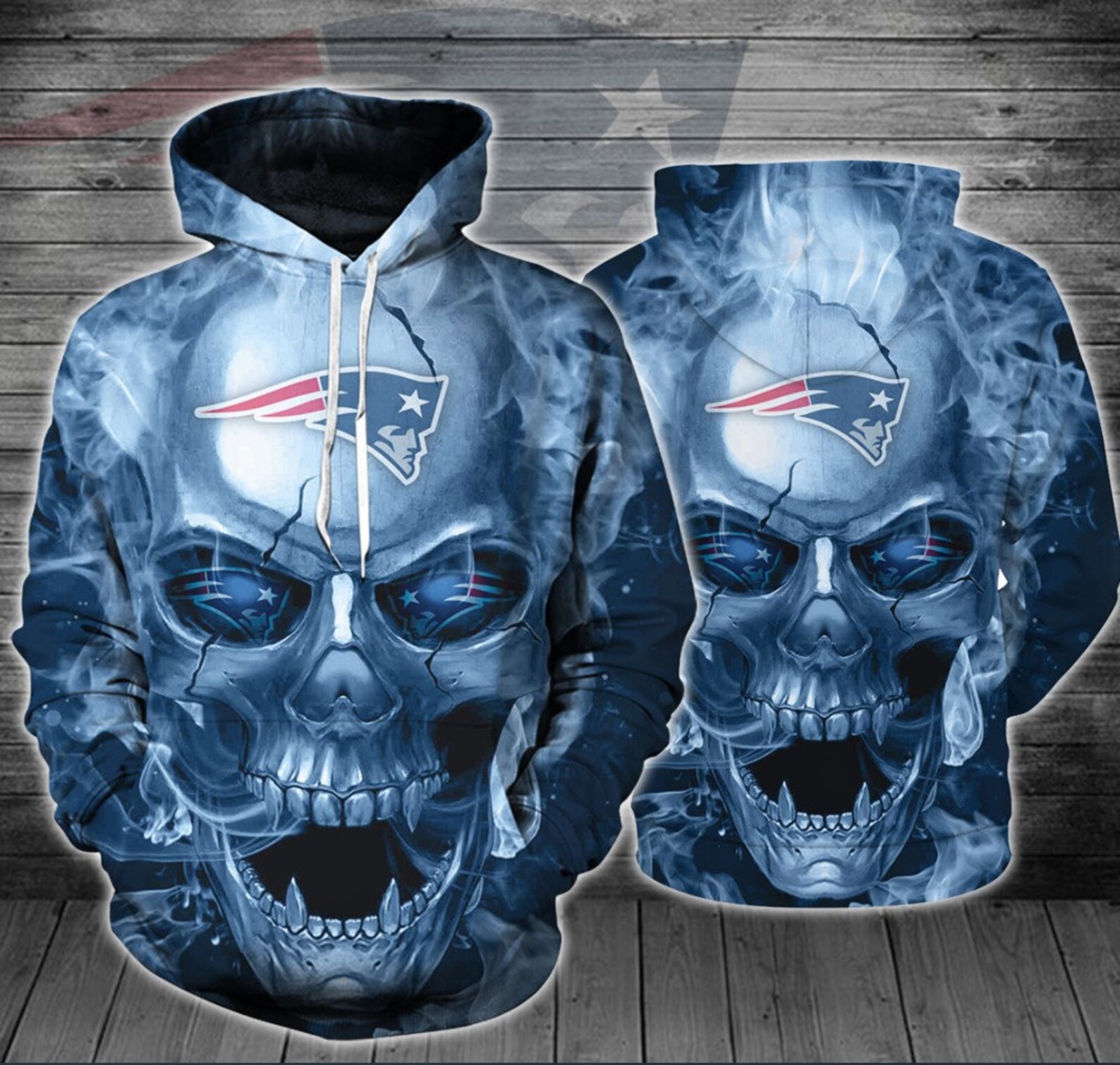 New England Patriots Nfl 3D Printed Pull Over Hoodie, Zip Up Hoodie