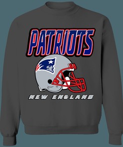 New England Patriots Retro NFL Crewneck Sweatshirt Hoodie Shirt Gifts for Fans