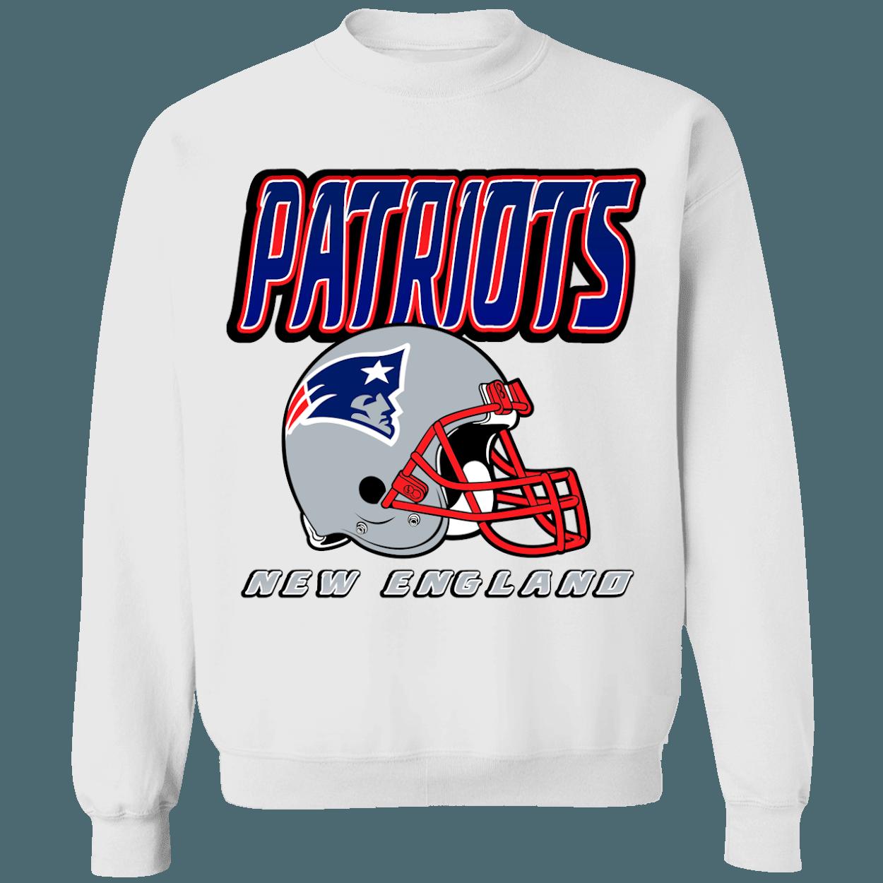 New England Patriots Retro NFL Crewneck Sweatshirt Hoodie Shirt Gifts for Fans - Image 2