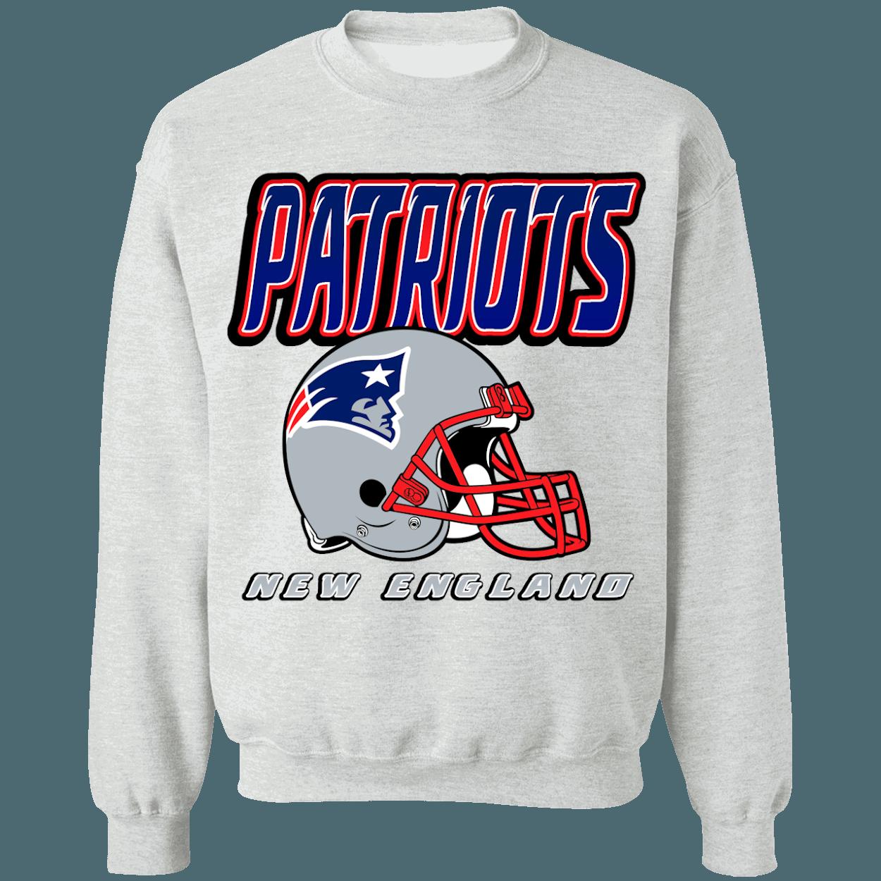 New England Patriots Retro NFL Crewneck Sweatshirt Hoodie Shirt Gifts for Fans - Image 3