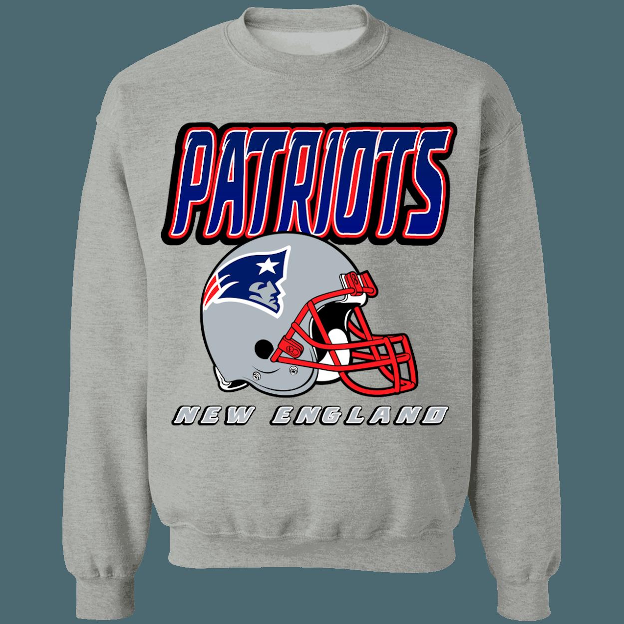 New England Patriots Retro NFL Crewneck Sweatshirt Hoodie Shirt Gifts for Fans - Image 4