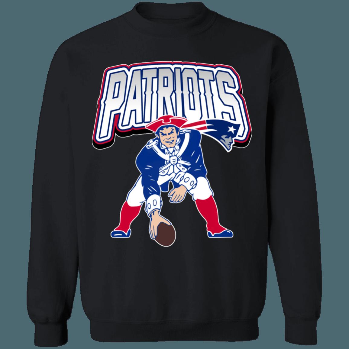 New England Patriots Vintage NFL Crewneck Sweatshirt Hoodie Shirt Gifts for Fans - Image 3
