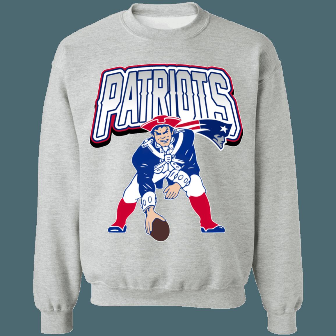 New England Patriots Vintage NFL Crewneck Sweatshirt Hoodie Shirt Gifts for Fans - Image 4