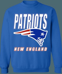 New England Patriots Vintage NFL Crewneck Sweatshirt Hoodie Shirt Gifts for Fans