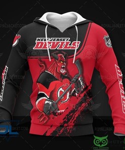 New Jersey Devils Nhl Pattern 3D Hoodie Zip Hoodie, Nhl 3D All Over Print Hoodie Zip Hoodie