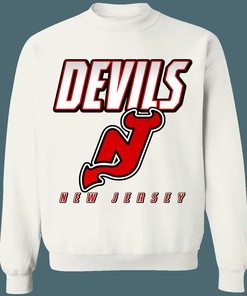 New Jersey Devils Retro 90's NHL Crewneck Sweatshirt Hoodie Shirt Gifts for Fans