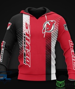 New Jersey Devils Symbol 3D Hoodie Zip Hoodie, Nhl 3D All Over Print Hoodie Zip Hoodie