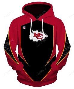 New Mendesign Nfl Football Kansas City Chiefs 3D Hoodie Zip Hoodie, 3D All Over Print Hoodie Zip Hoodie