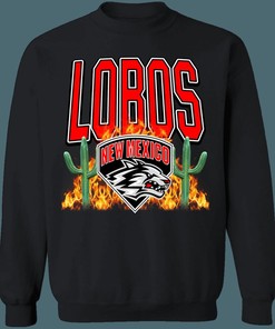 New Mexico Lobos Vintage NCAA Crewneck Sweatshirt Hoodie Shirt Gifts for Fans