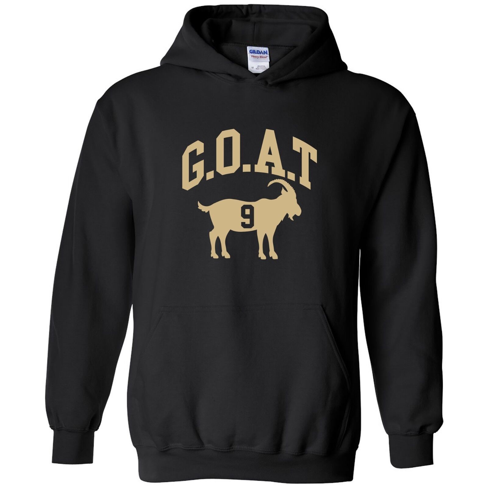 New Orleans Football Goat - Greatest All Time Shirt Sweatshirt Pullover Hoodie Reprinted Full Color Full Size