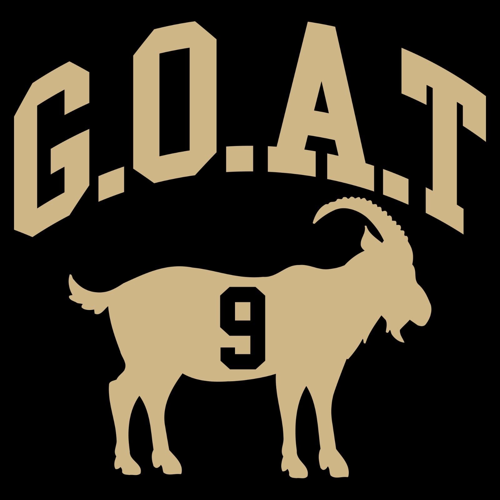 New Orleans Football Goat - Greatest All Time Shirt Sweatshirt Pullover Hoodie Reprinted Full Color Full Size