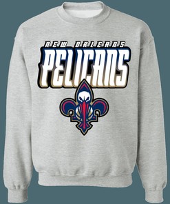 New Orleans Pelicans Retro NBA Crewneck Sweatshirt Hoodie Shirt Gifts for Fans