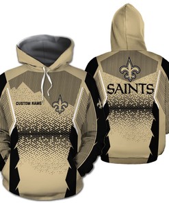 New Orleans Saints 3D Hoodie Zip Hoodie, Nfl 3D All Over Print Hoodie Zip Hoodie