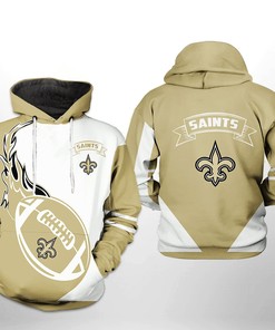 New Orleans Saints Nfl Classic 3D All Over Print Zip Up Hoodie Option
