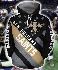New Orleans Saints Nfl For Saints 3D All Over Print Zip Up Hoodie Option