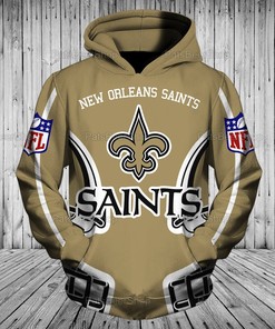 New Orleans Saints Nfl Helmet Hoodie, Saints Hoodie, Limited Edition 3D All Over Printed Hoodie, Zip Up Hoodie