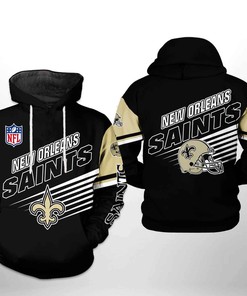 New Orleans Saints Nfl Team 3D All Over Print Zip Up Hoodie Option