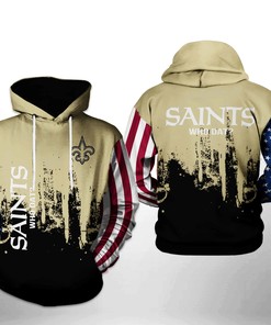 New Orleans Saints Nfl Team Us 3D All Over Print Zip Up Hoodie Option