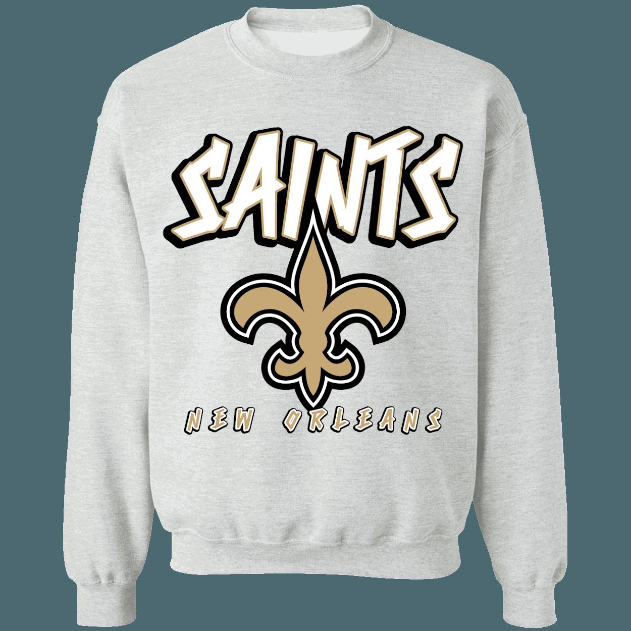 New Orleans Saints Retro 90's NFL Crewneck Sweatshirt Hoodie Shirt Gifts for Fans - Image 2