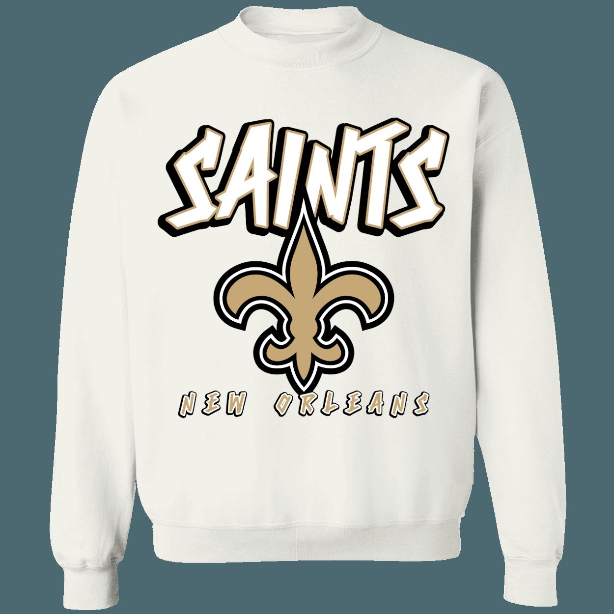New Orleans Saints Retro 90's NFL Crewneck Sweatshirt Hoodie Shirt Gifts for Fans - Image 3