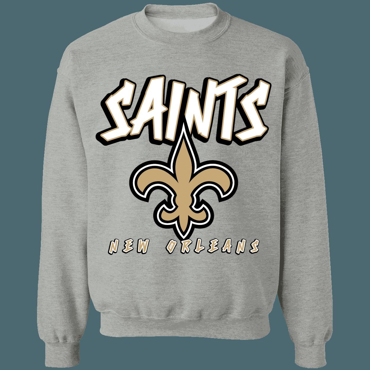 New Orleans Saints Retro 90's NFL Crewneck Sweatshirt Hoodie Shirt Gifts for Fans - Image 4