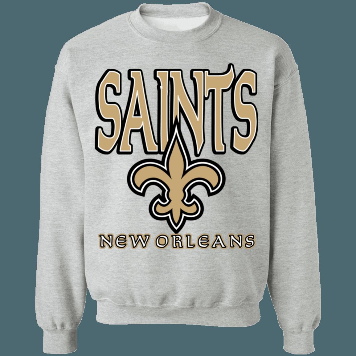 New Orleans Saints Vintage NFL Crewneck Sweatshirt Hoodie Shirt Gifts for Fans - Image 2