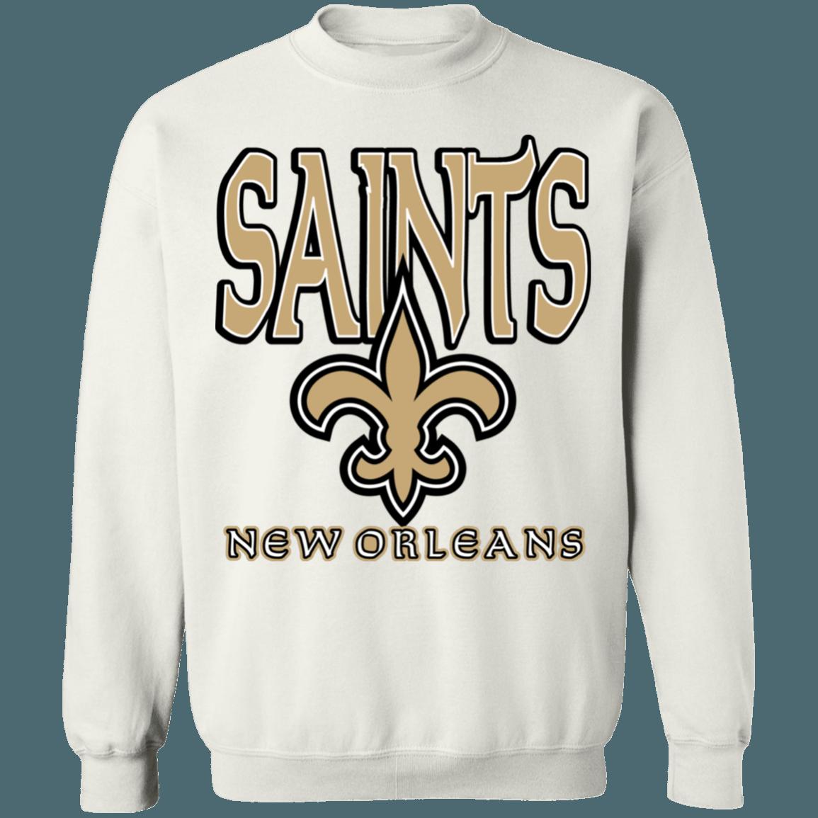 New Orleans Saints Vintage NFL Crewneck Sweatshirt Hoodie Shirt Gifts for Fans - Image 3