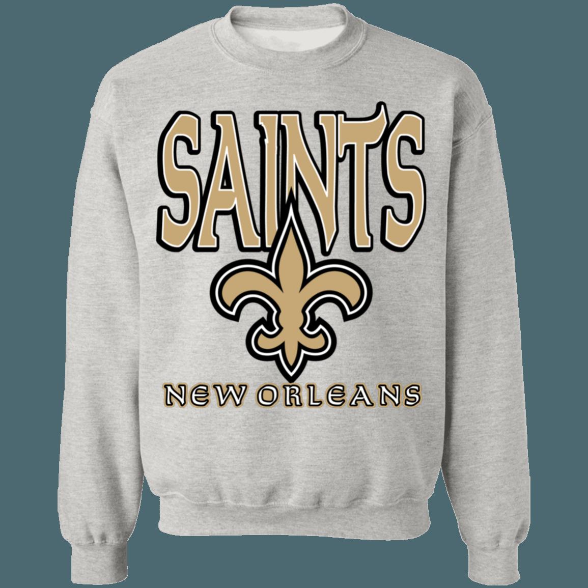 New Orleans Saints Vintage NFL Crewneck Sweatshirt Hoodie Shirt Gifts for Fans - Image 4