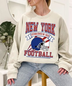 New York Football Team Sweatshirt, Retro New York Football Crewneck Sweatshirt, American Football Fan, NFL Shirt