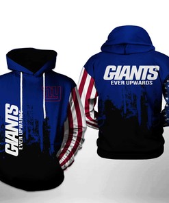 New York Giants Nfl Team Us 3D All Over Print Zip Up Hoodie Option