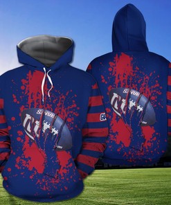 New York Giants Skull Hand 3D Hoodie Zip Hoodie, Nfl 3D All Over Print Hoodie Zip Hoodie