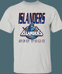 New York Islanders FISHERMAN 90'S Retro NHL T-Shirt Sweatshirt Hoodie Gifts for Fans