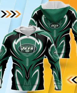 New York Jets 3D Hoodie Zip Hoodie, Nfl 3D All Over Print Hoodie Zip Hoodie Style 1