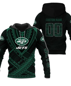 New York Jets Custom Personalized With Name Number 3D Hoodie Zip Hoodie, Nfl 3D All Over Print Hoodie Zip Hoodie