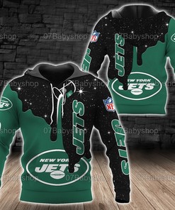 New York Jets Nfl 3D All Over Print Zip Up Hoodie Option