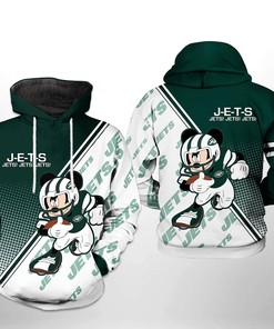 New York Jets Nfl 3D All Over Printed Hoodie