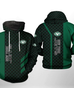 New York Jets Nfl Team Pattern Mix 3D All Over Print Zip Up Hoodie Option